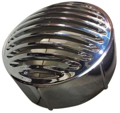 Stainless Steel Headlight Cover, Color : Silver