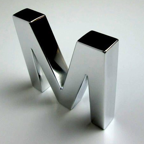Stainless Steel Letters, for Advertising Purpose, Size : 1 Inch, 2 Inch