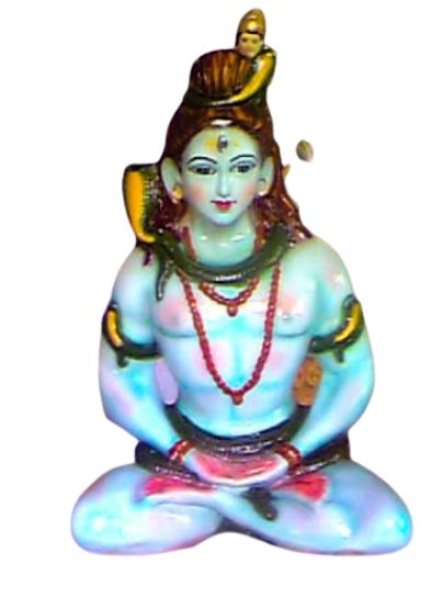 Polyresin Polished Lord Shiva Statue, for Dust Resistance, Shiny, Packaging Type : Carton Box, Thermocol Box