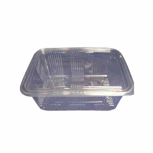Smooth Disposable Plastic Food Container, Color : Transparent