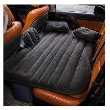 Generic Inflatable Car Bed Mattress, Color : Black