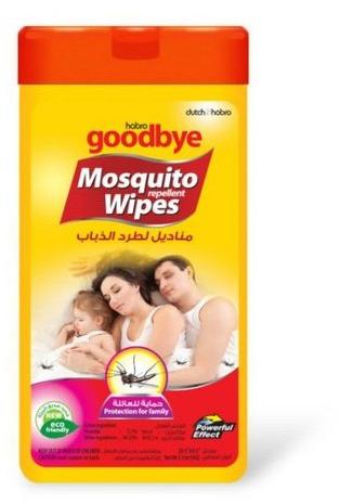 Mosquito Repellent Wipes, Packaging Type : BOTTLE