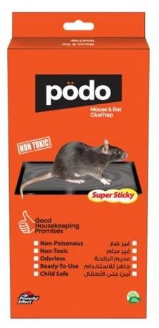 PODO Cardboard Mouse Glue Trap, Color : Yellow