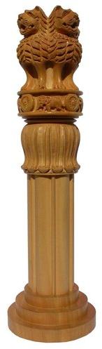 Wooden Ashoka Pillar, Color : Brown