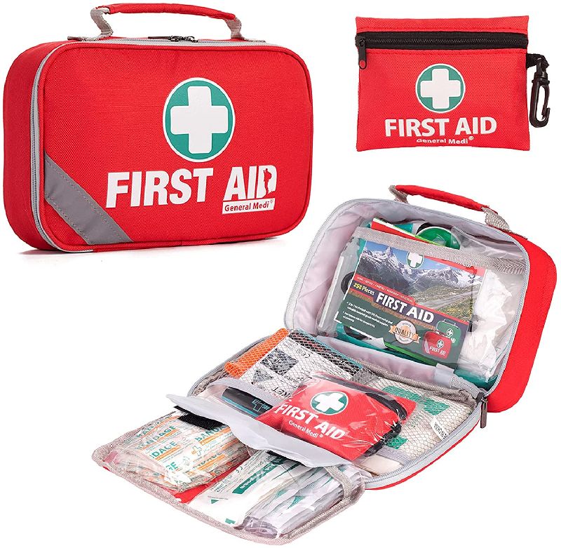 Rectangular Polished Plastic First Aid Kit, for Medical Use, Size : Standard