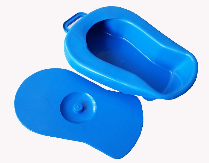 Plain Light Plastic Bedpan, Color : Blue
