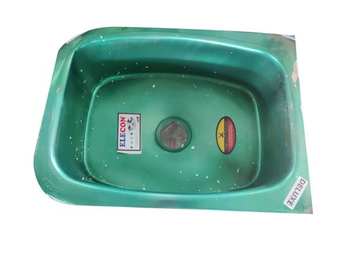 Elecon Rectangular Stainless Steel kitchen sink, Color : Green, Blue, etc