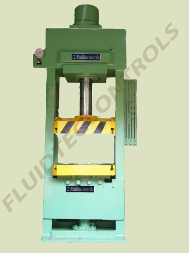 Fluidtec Controls Closed Frame Hydraulic Press, Color : Apple green