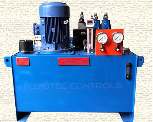 Fluidtec Controls Mild Steel Hydraulic Power Pack, Power : 230 V AC/115V AC/ 24 V DC