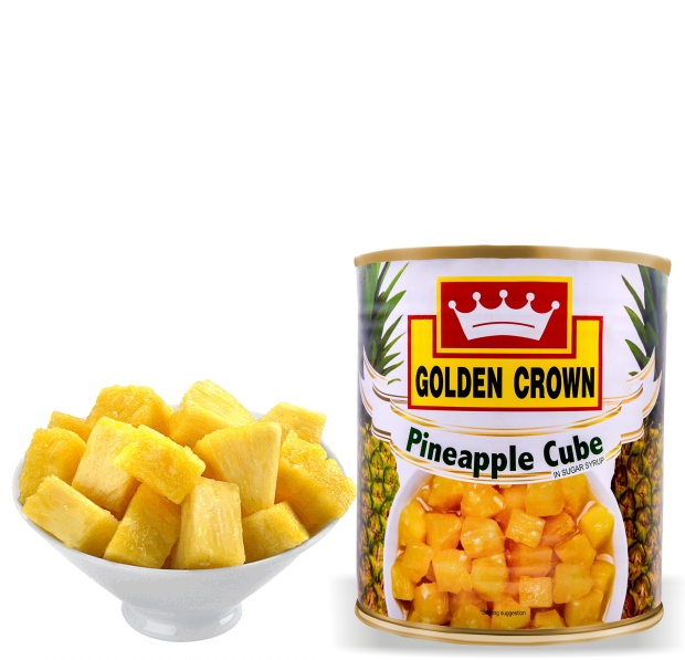 Golden Crown Canned Pineapple Cubes