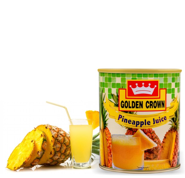 Golden Crown Pineapple Juice, Packaging Type : TIN