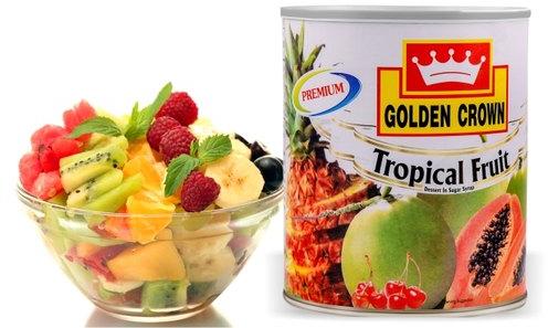 Golden Crown Tropical Fruit Salad, Color : Natural