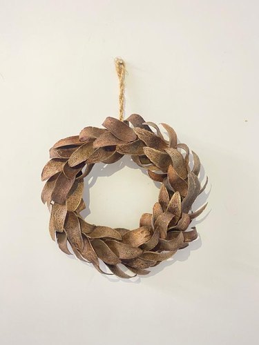 Sola Wood Decorative Wall Hanging Wreath, Size : 40cm