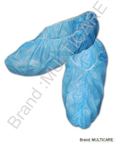 Plain CPE / PE plastic shoe cover, Size : Standard