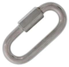 Fledge Polished Iron Truck Quick Link Chain, Color : Grey