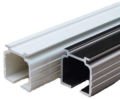 Curtain Rail Aluminium Extrusion Profiles, Size : Standard