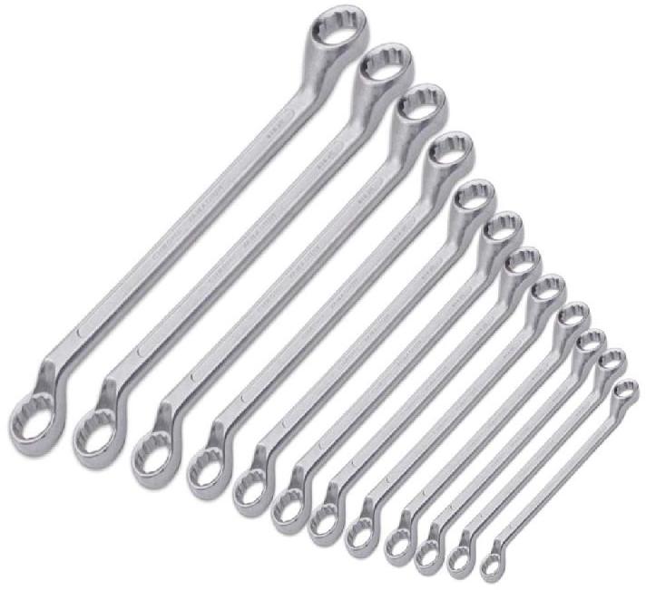 12-Pieces Ring Spanner Set