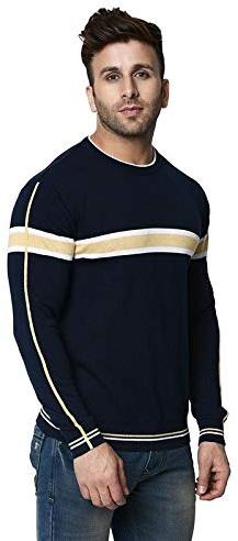 Mens Round Neck T-Shirt, Feature : Anti-Wrinkle, Comfortable, Dry Cleaning, Easily Washable, Impeccable Finish