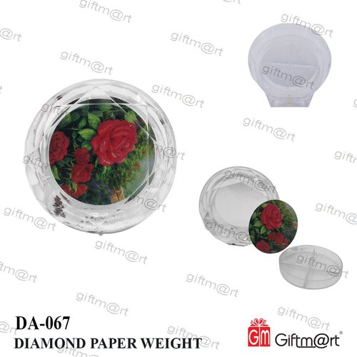 Round Paper Weight, Color : White
