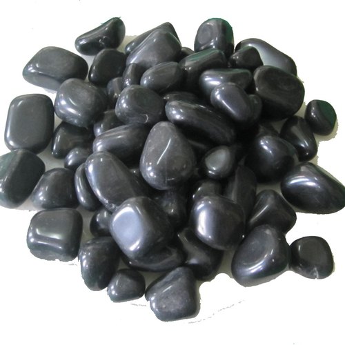 Stoneinlay Polished Black Tumbled Stones