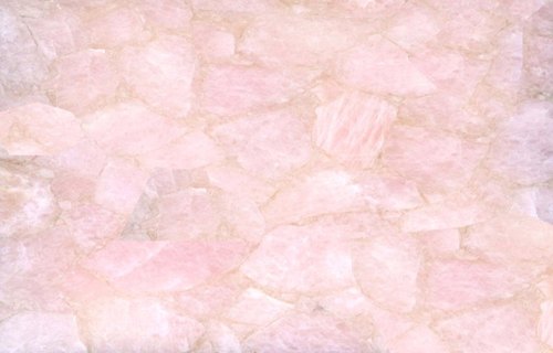 Stoneinlay Glossy Rose Quartz Stone Slab, Size : Standard