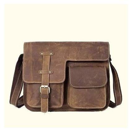 Full Grain Vintage Leather Shoulder Bag