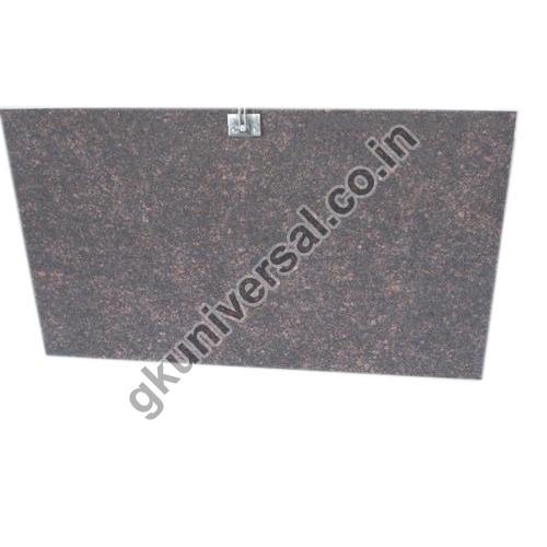 Rectangular Polished Tan Brown Granite Slab, for Flooring, Size : Standard
