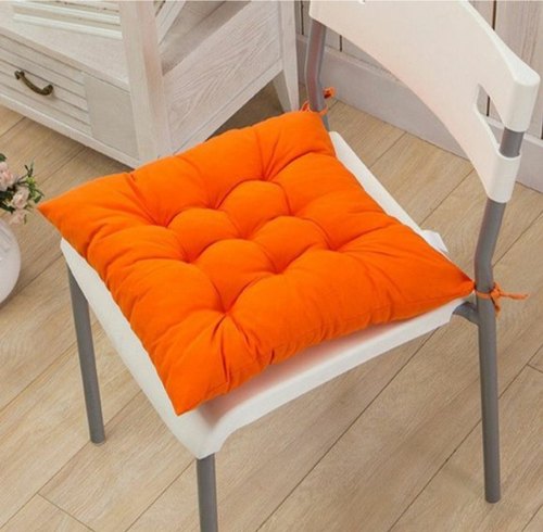 Cotton Plain Chair Pad, Size : 16x16 Inch