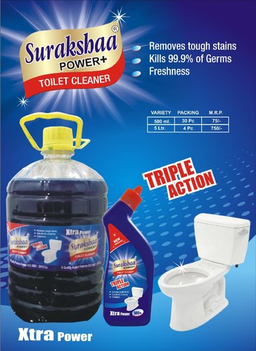 Suraksha toilet cleaner, Packaging Type : Plastic Bottle