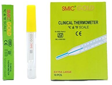 IndiaMART MCP Smic Gold Clinical Oval Mercury Thermometer