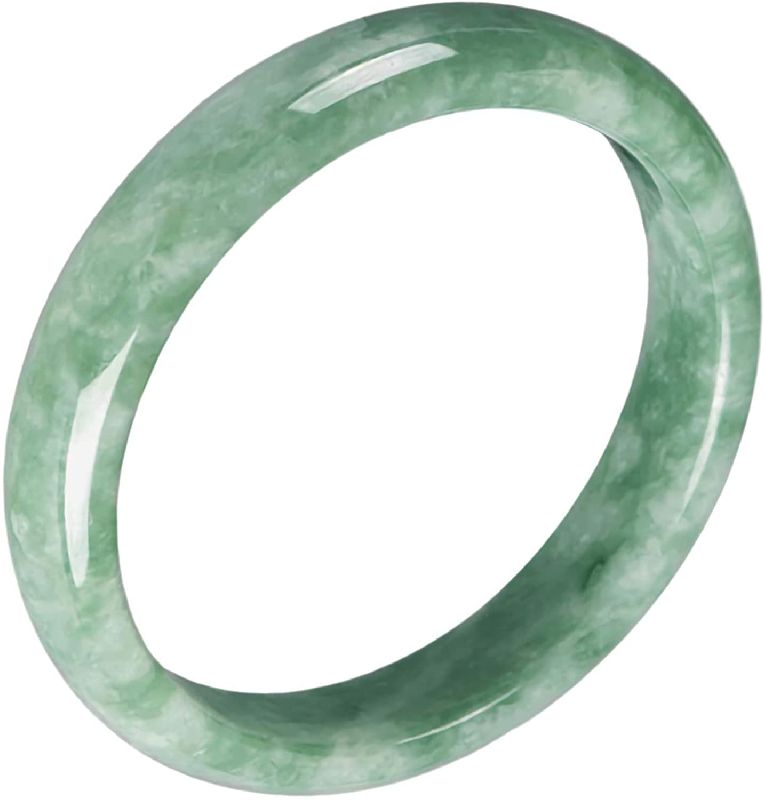 Polished Plain Jade Bracelet, Gender : Women