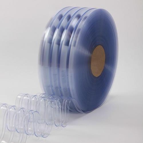 PVC Clear Blue Strip Roll, Color : Multicolour, Transparent, White