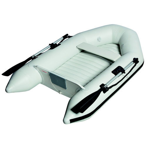 PVC Inflatable Boat, Color : Grey