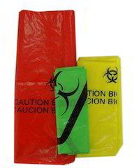 Navabharath LDPE Printed Disposable Garbage Bags, Color : Red, Yellow, Green