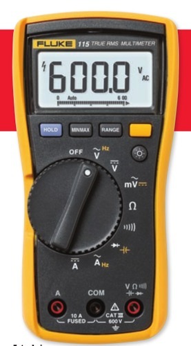 Fluke Digital Multimeter, Operating Temperature : -10 Deg C to 50 Deg C