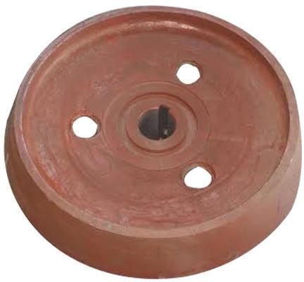 Iron Concrete Mixer Brake Pulley, Color : Brown