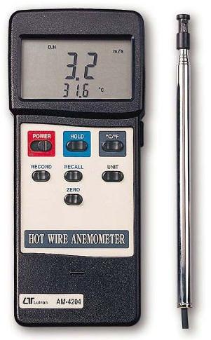 Hot Wire Anemometer, Power : 9V