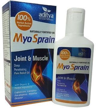  MyoSprain Pain Relief Oil, Packaging Size : 60ml