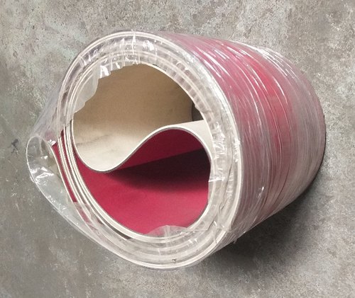 Shivam Leather Briquetting Machine Wheel Belt, Color : Red