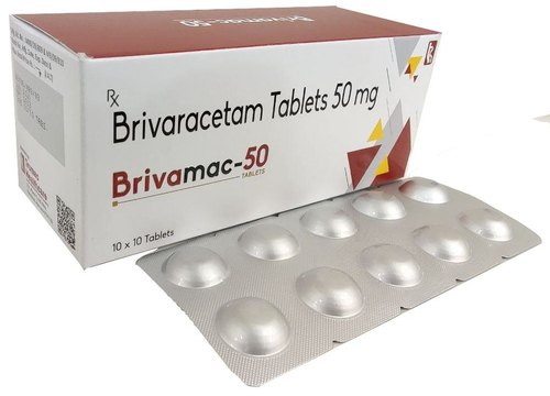 Brivamac-50 Brivaracetam Tablets, for 50mg, Packaging Size : 10 x 10
