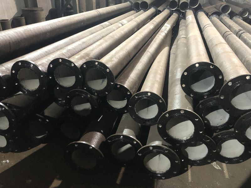 Ductile Iron Double Flanged Pipe, for Industrial, Shape : Round