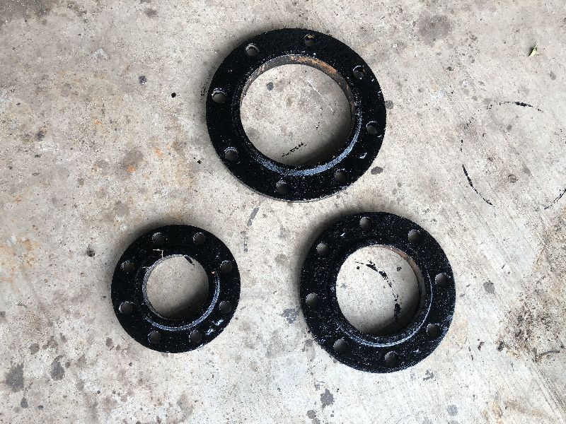 Round Ductile Iron Flange, for Gas Pipe, Color : Grey-silver