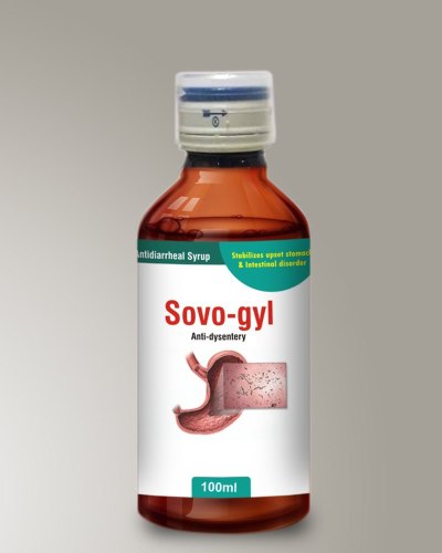 Sovo Gyl Anti Dysentery Syrup, Packaging Type : Bottle