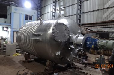  Stainless Steel Gum Mixing Tank, Capacity : 100 liter To 80, 000 Liter