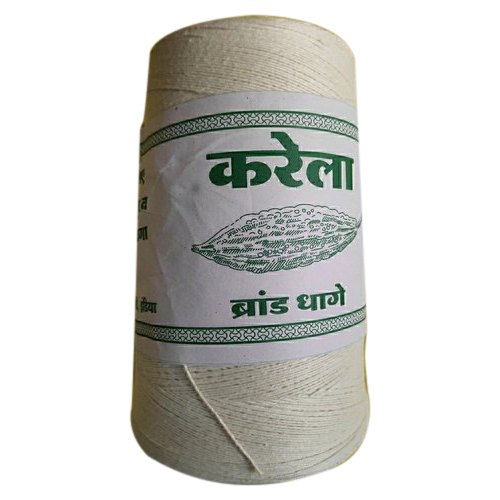 Plain Karela Thread For Farmers, Color : White