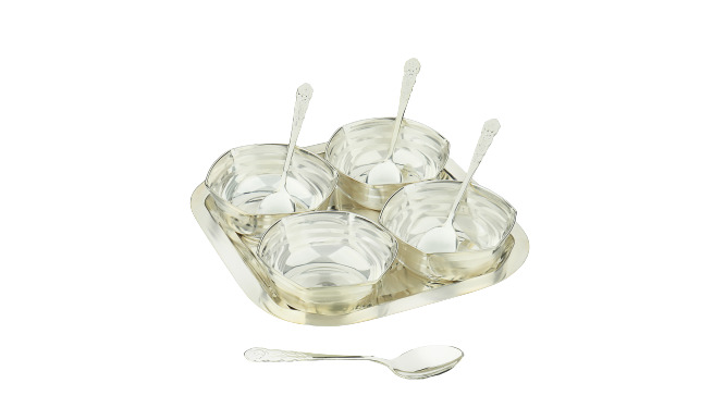 2034  Silver Plated Serving Set