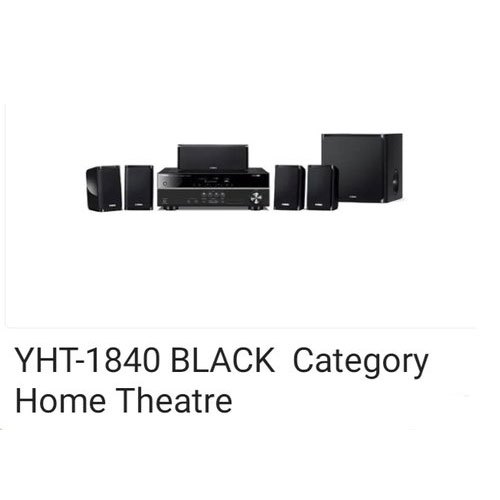 Yahama Home Theater, Power : 100 W (6 ohms, 0.9% THD)