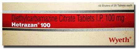 Diethylcarbamazine Citrate Tablet