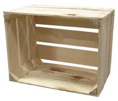 Rectangular Industrial Pinewood Crate