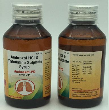 Ambroxol Hydrochloride and Terbutaline Syrup